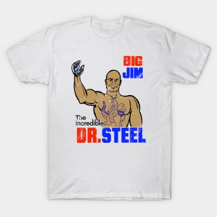 Vintage Retro Big Jim Dr. Steel T-Shirt